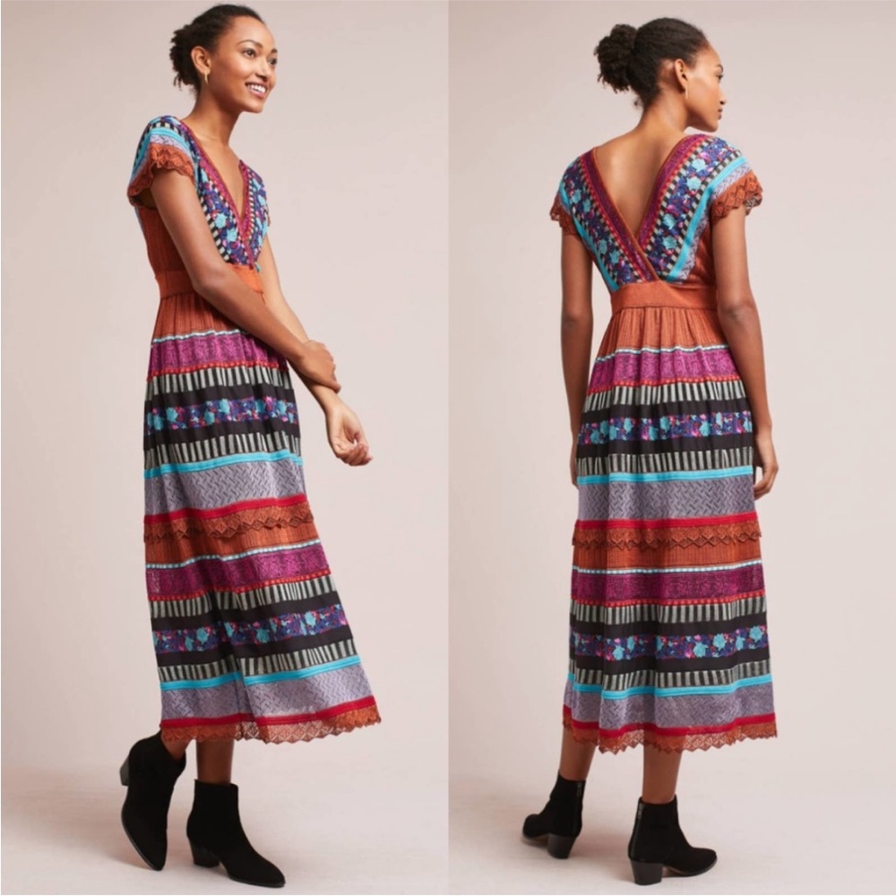 Anthropologie Cecilia Prado Kelsie Maxie Dress